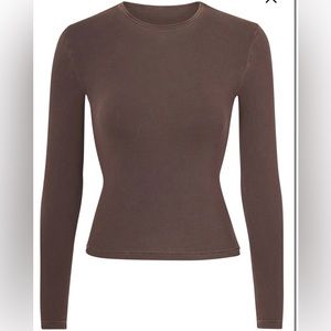 SKIMS New Vintage Cropped Long Sleeve Tee- Size 3X